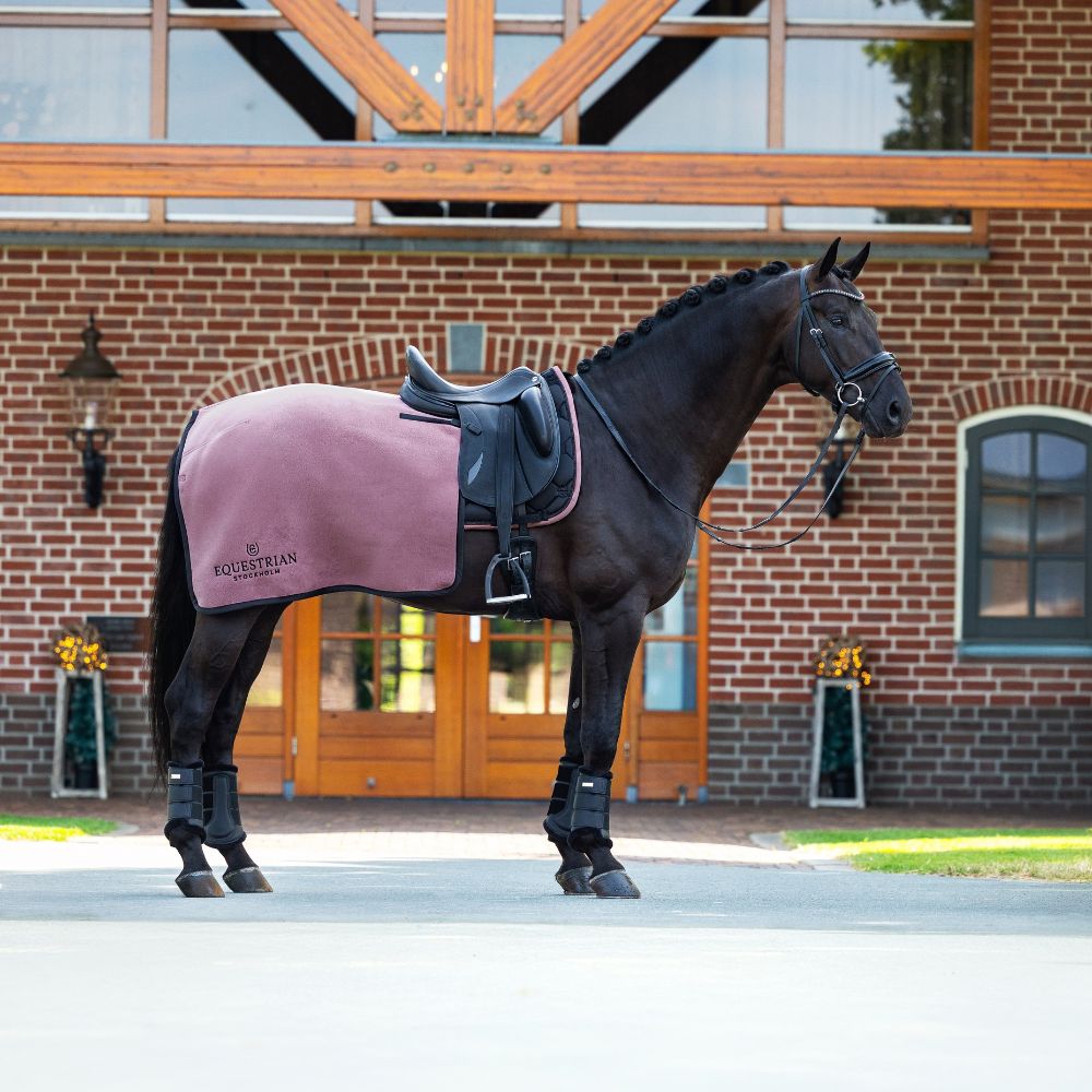 Equestrian Stockholm Quarter Blanket Blush