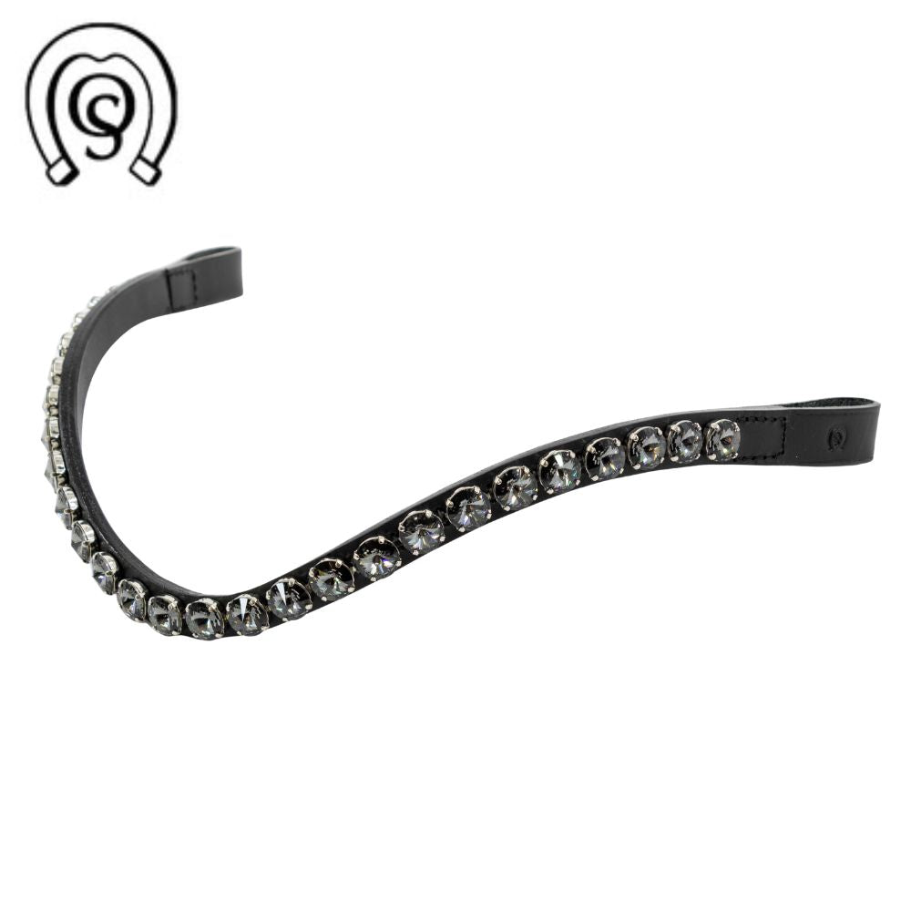 Otto Schumacher Stirnriemen Symphony Rivoli XL, einfarbig - (silver night)