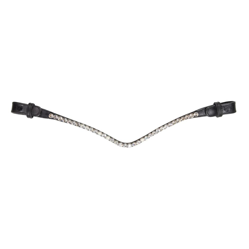 Equestrian Stockholm Stirnriemen Faded Crystal 8mm