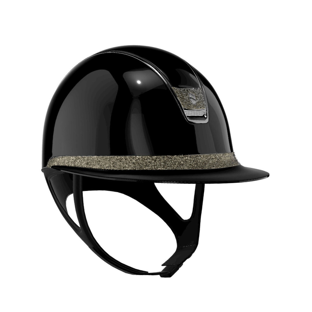 Samshield Reithelm Miss Shield 2.0 Shadowglossy Crystal Fabric Swarovski Metal Eclipse