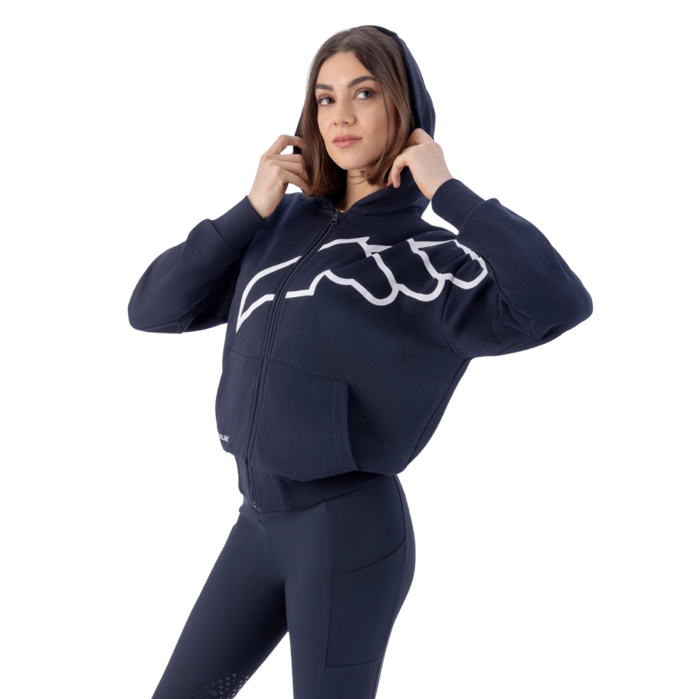 Equiline Damen Full-Zip-Pullover mit Kapuze EQCORGIA, Sommer 26