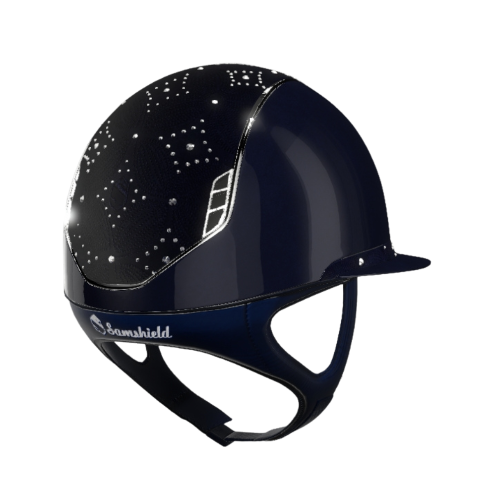 Samshield Reithelm Miss Shield 2.0 Shadowglossy blau Celestial Crystal