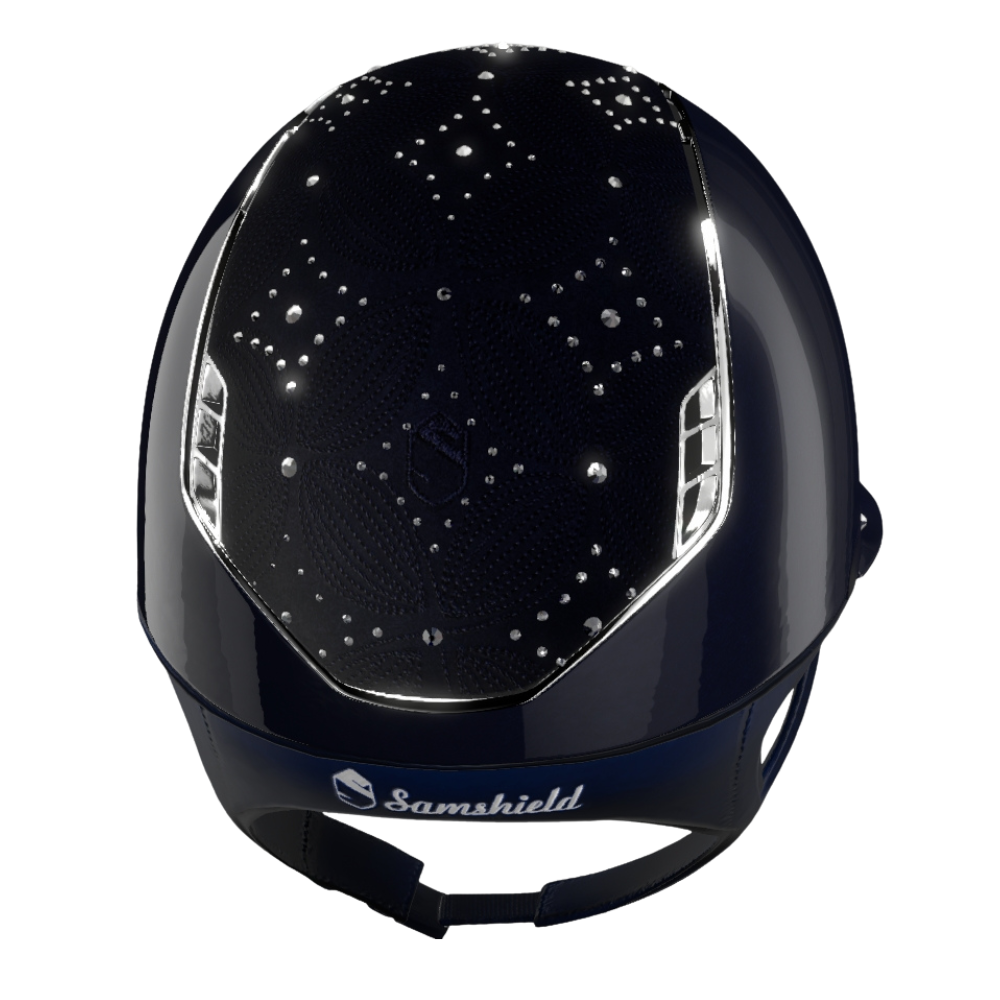Samshield Reithelm Miss Shield 2.0 Shadowglossy blau Celestial Crystal