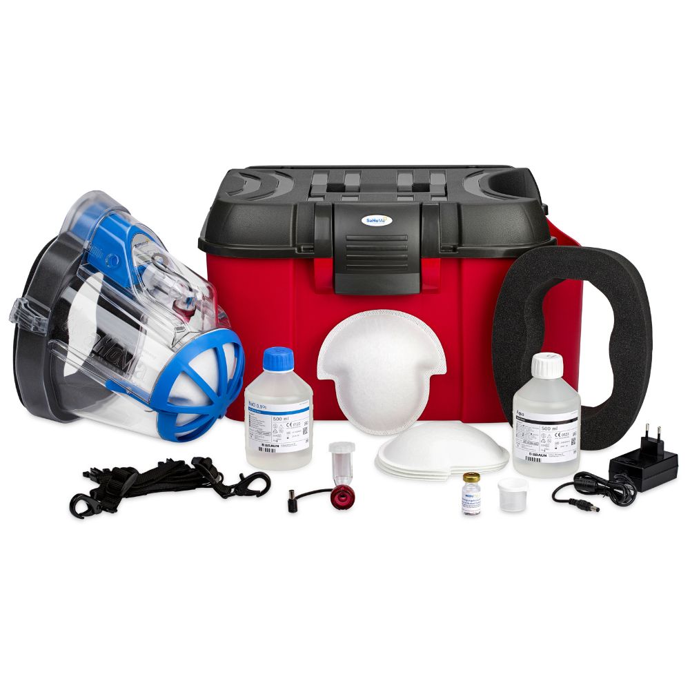 Nebu-Tec SaHoMa-II Inhalationsset für Pferde Premium