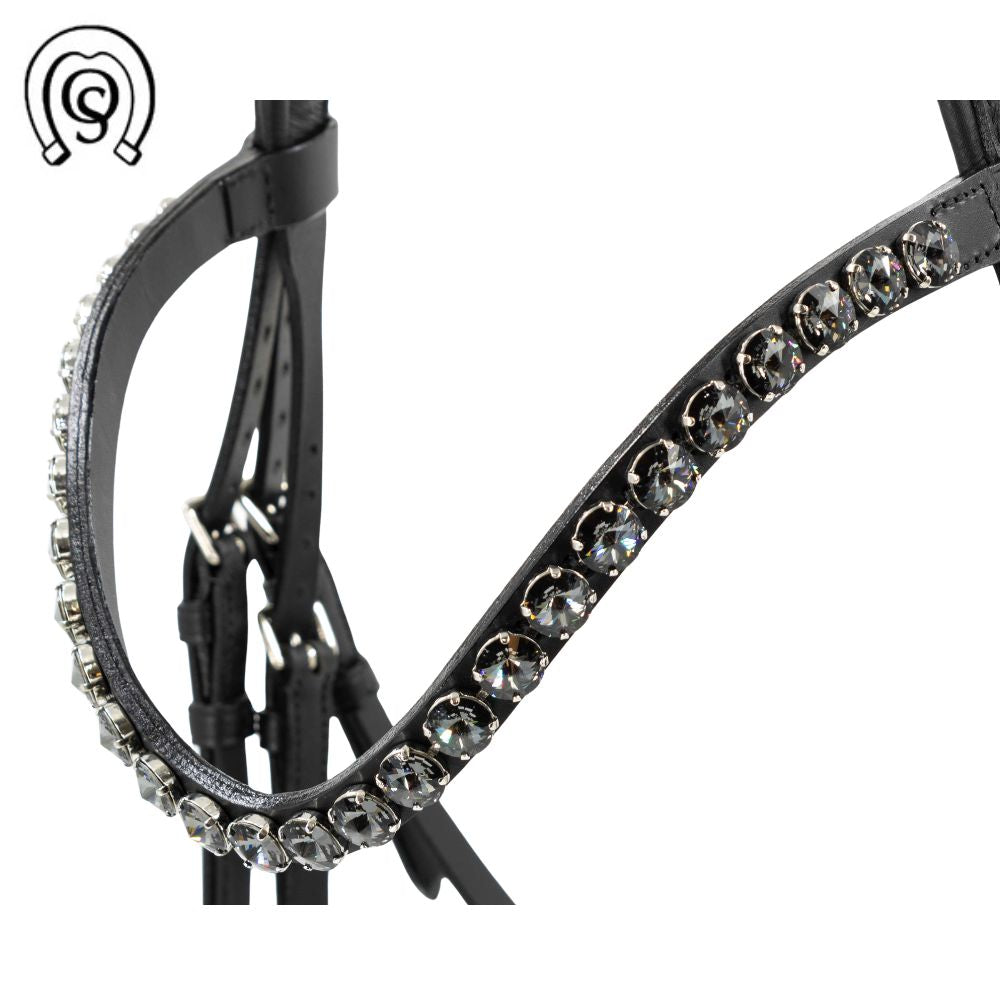 Otto Schumacher Trense Tokyo Symphony Rivoli XL (12mm) silver night hannoveranisch (Lack)