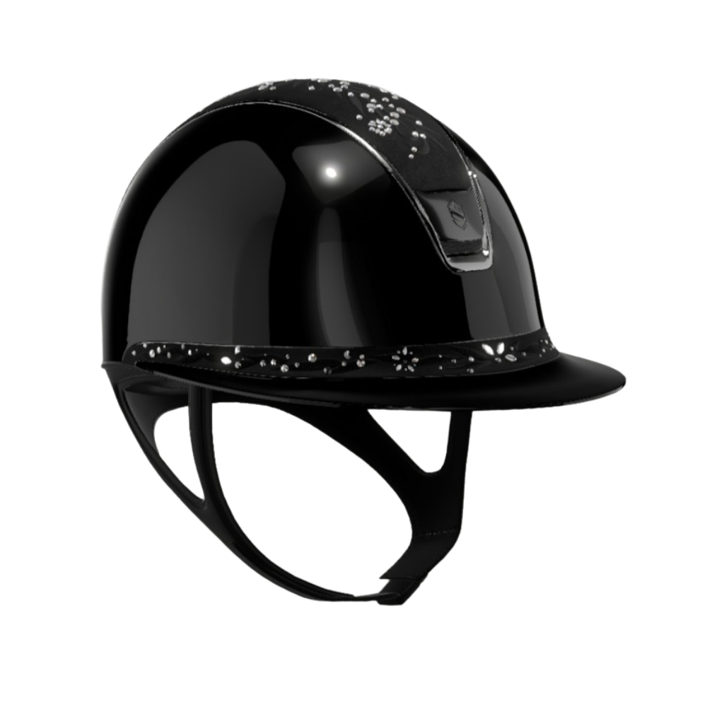 Samshield Reithelm Miss Shield 2.0 Shadowglossy Flower Swarovski Jewelry (black)