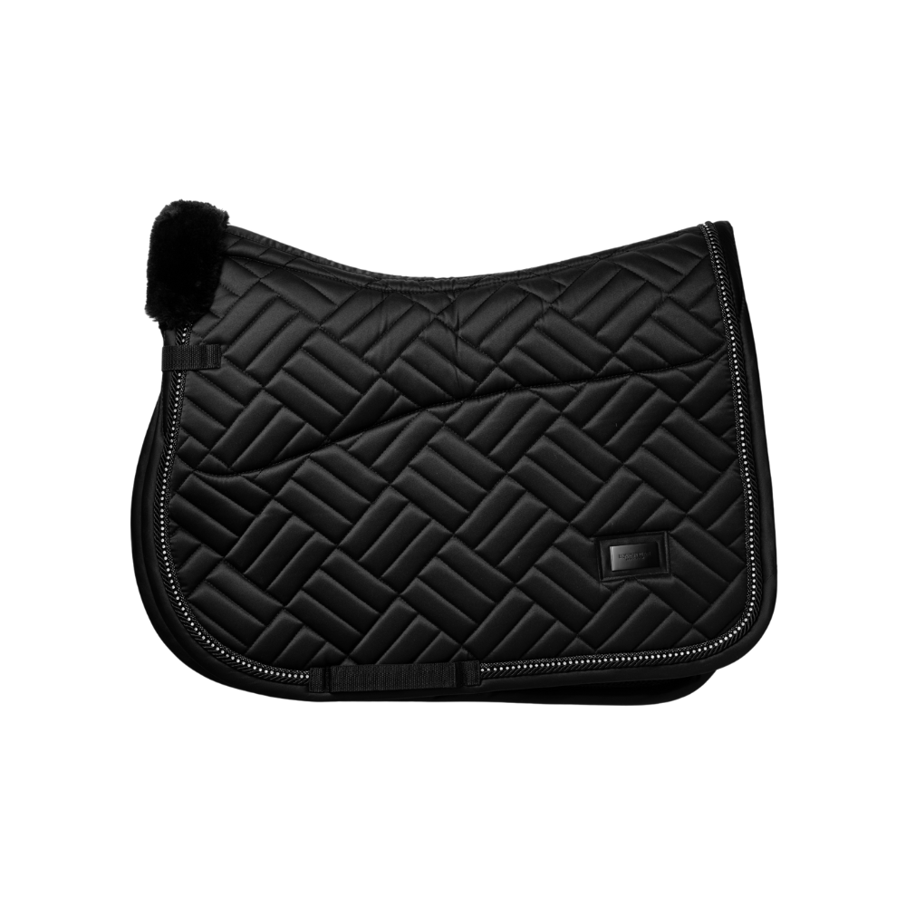 Equestrian Stockholm Springschabracke Vegan Fur Crystal Black