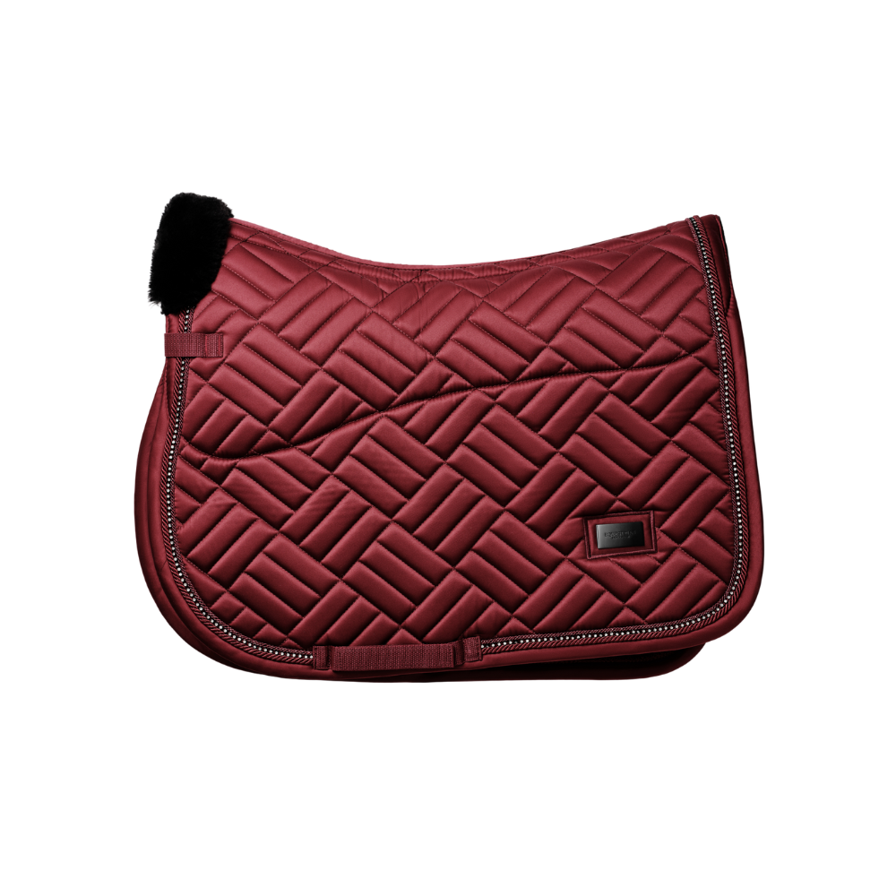 Equestrian Stockholm Springschabracke Vegan Fur Crystal Bordeaux