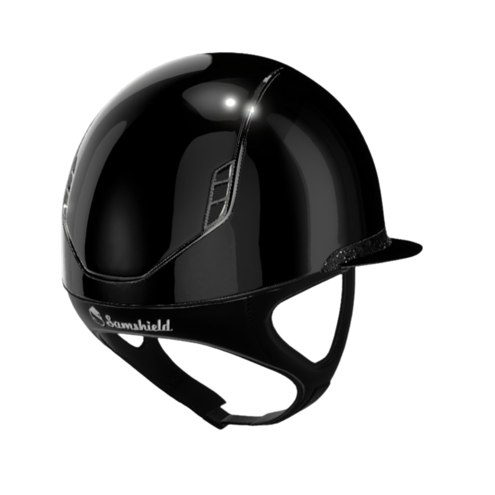 Samshield Reithelm Miss Shield 2.0 Shadowglossy Crystal Fabric +5 Swarovski (black)