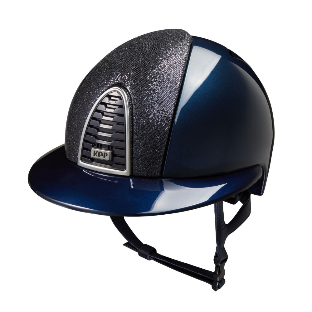 KEP Reithelm Italia Cromo 2.0 Shine blau Glitter