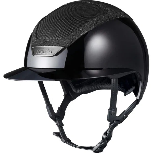 KASK Reithelm Star Lady Pure Shine Black Swarovski Frame