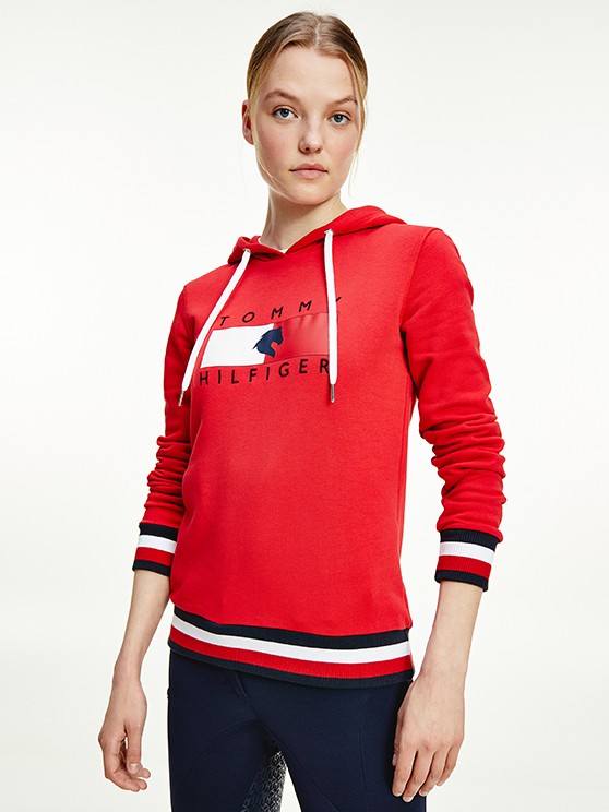 Tommy Hilfiger Equestrian Hoodie Damen Statement