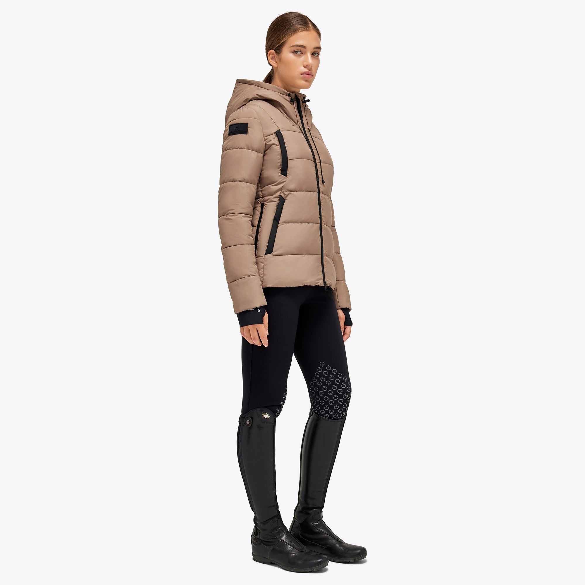 Cavalleria Toscana Damen Daunenjacke Quilted Nylon Puffer Jacket