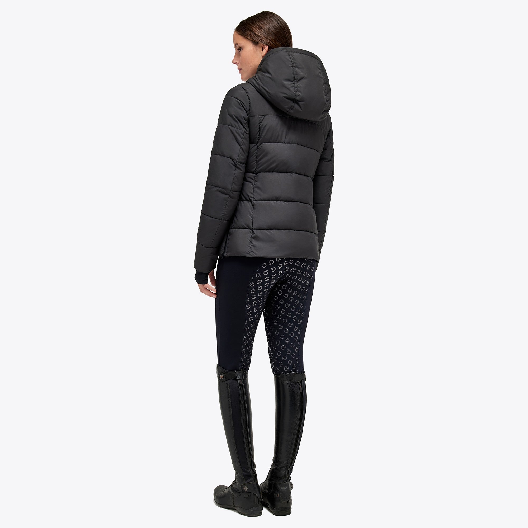 Cavalleria Toscana Damen Daunenjacke Quilted Nylon Puffer Jacket