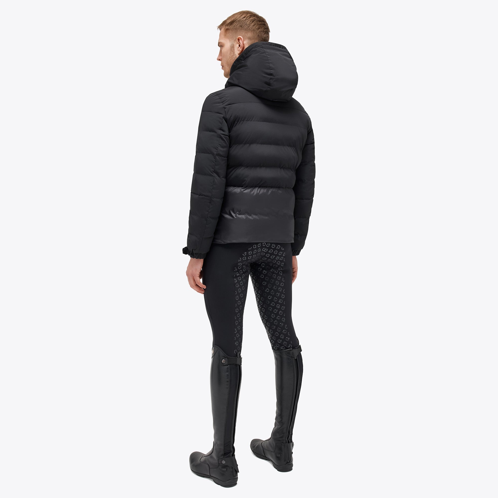 Cavalleria Toscana Herren Daunenjacke Hooded Nylon Puffer Jacket