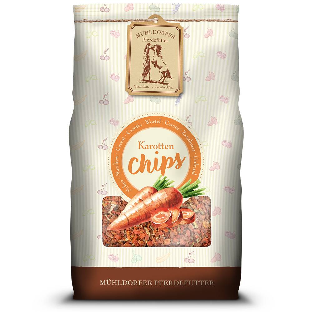 Mühldorfer Pferdefutter Karotten-Chips